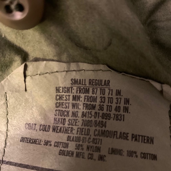 Winter army jacket - Picture 7 of 7